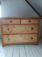 oude houten commode, Huis en Inrichting, Ophalen, Gebruikt, 100 tot 150 cm, 3 of 4 laden