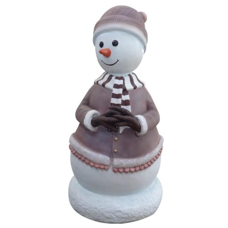 Mini Mama Snowman beeld – Sneeuwpop Hoogte 90 cm, Verzamelen, Beelden en Beeldjes, Nieuw, Overige typen, Ophalen