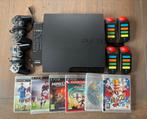 Playstation 3 Slim met games en controllers, Spelcomputers en Games, Ophalen, Met 2 controllers, 160 GB, Slim