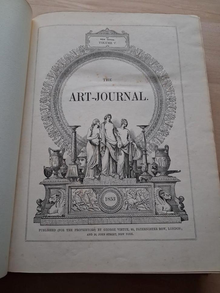 Antieke Art Journals 1850 tot 1860, Antiek en Kunst, Antiek | Boeken en Bijbels, Ophalen