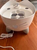 Catit drinkfontein voor katten wit met edelstaal, Ophalen of Verzenden, Automatisch, Zo goed als nieuw