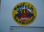 sticker oud STUIF ES IN Ria Bremer circus tent tv vintage, Verzenden, Zo goed als nieuw, Bedrijf of Vereniging
