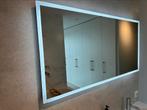 Badkamerspiegel 120x60cm met LED verlichting en verwarming, Minder dan 25 cm, Minder dan 100 cm, Overige typen, 100 tot 150 cm