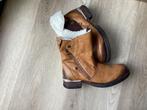 Rieker laarsjes met bont gevoerd,maat 39, Ophalen of Verzenden, Zo goed als nieuw, Bruin, Boots