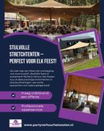 Luxe stretchtenten huren ? Party Verhuur Het Oosten, Ophalen, Zo goed als nieuw, Partytent