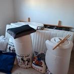 2 persoons bed met toebehoren, Ophalen, Wit, Tweepersoons, 180 cm