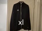 Adidas Zwart Trainingsjack Maat XL, Kleding | Heren, Zwart, Maat 56/58 (XL), Ophalen of Verzenden, Zo goed als nieuw