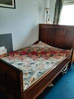 eiken bed twijfelaar 120 bij 190 cm, Ophalen, Gebruikt, Bruin, 190 cm of minder