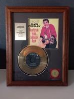 Elvis Presley gouden plaat Heartbreak Hotel single., Ophalen, Zo goed als nieuw, Cd of Plaat