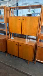 Vintage Retro kast met 4 deuren | van €795,- voor €397,50, Met deur(en), Minder dan 150 cm, 150 tot 200 cm, Gebruikt