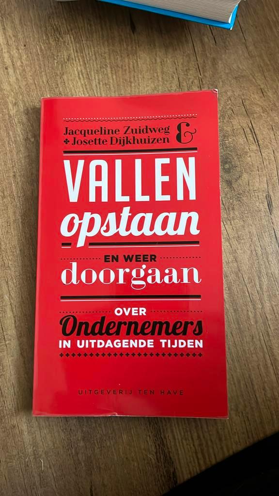 Jacqueline Zuidweg - Vallen, opstaan en weer doorgaan, Boeken, Wetenschap, Zo goed als nieuw, Ophalen of Verzenden