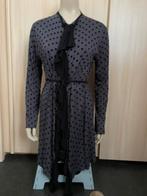 Wikkel vest polkadot stippen grijs zwart ceintuur 38 M, Kleding | Dames, Truien en Vesten, Ophalen of Verzenden, Gedragen, Maat 38/40 (M)