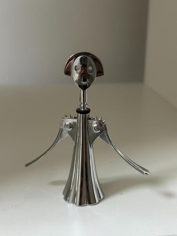 Alessi miniatuur kurkentrekker “Anna” – 10 cm, Antiek en Kunst, Kunst | Designobjecten, Ophalen of Verzenden
