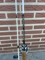 Spro micro shooter 7-18 gr 2.10 m shimano nexave 1000 molen, Watersport en Boten, Ophalen, Molen
