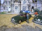 1/43 Jaguar Mk.2 - Maisto Brit Racing Green/ rood interieur, Hobby en Vrije tijd, Modelauto's | 1:43, Ophalen of Verzenden, Zo goed als nieuw