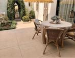tuintegel 80x80x2 cm creme, Keramiek, Nieuw, Ophalen of Verzenden, 10 m² of meer