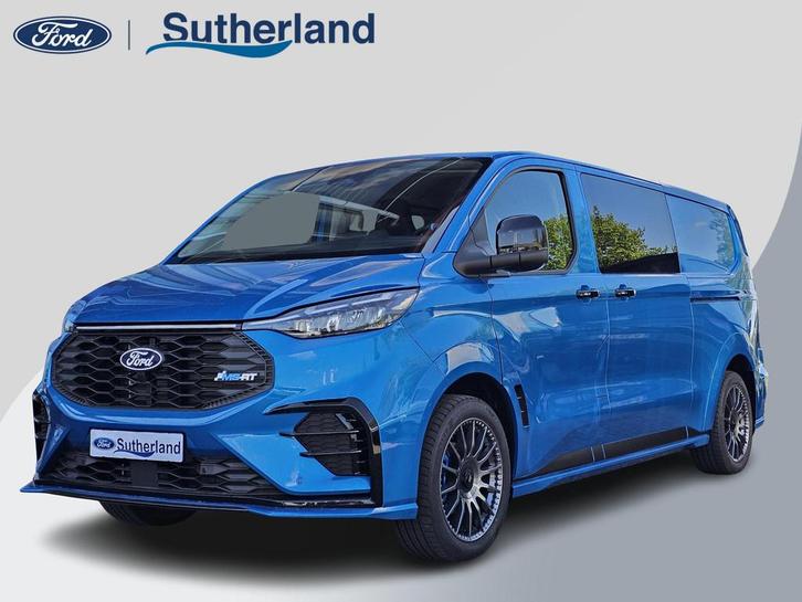 Ford e-Transit Custom DC 320 L2 MS-RT 280pk electric | Dubbe, Auto's, Bestelauto's, Te koop, ABS, Achteruitrijcamera, Airbags