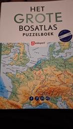 Grote Bosatlas Puzzelboek - Zo Goed Als Nieuw, Onbekend, Bosatlas, 2000 tot heden, Ophalen of Verzenden