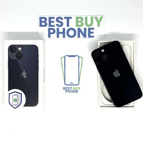 iPhone 13 mini 256GB zwart /kras vrij glas /100% batt /garan, Telecommunicatie, Mobiele telefoons | Apple iPhone, Zo goed als nieuw