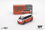 Mini GT 1:64 Volkswagen ID. Buzz wit / Energetic Orange LHD, -, Nieuw, Ophalen of Verzenden, Mini GT
