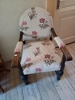 Eiken stoel, Huis en Inrichting, Fauteuils, Ophalen, Zo goed als nieuw, Stof