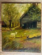 Olieverfschilderij WA Knip ??, Antiek en Kunst, Kunst | Schilderijen | Klassiek, Ophalen of Verzenden