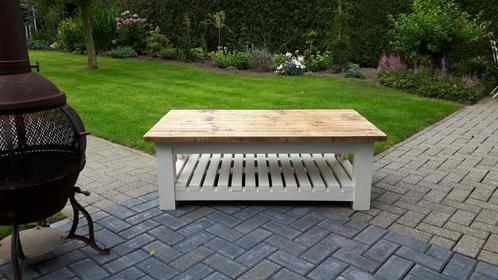 salontafel, Huis en Inrichting, Tafels | Salontafels, Nieuw, 75 cm of meer, 50 tot 100 cm, 100 tot 150 cm, Rechthoekig, Overige houtsoorten