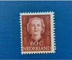 Postzegel NL 1949 Ongebruikte Zegel Juliana 60 cent 06-04, Postzegels en Munten, Postzegels | Nederland, Na 1940, Ophalen of Verzenden