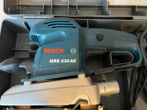 Bosch schuurmachine, Doe-het-zelf en Verbouw, Gereedschap | Schuurmachines, Zo goed als nieuw, Vlakschuurmachine, Minder dan 600 watt
