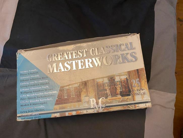 Klassieke Meesterwerken - 25 CD Boxset, Cd's en Dvd's, Cd's | Klassiek, Gebruikt, Orkest of Ballet, Romantiek, Boxset, Ophalen