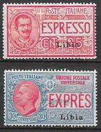 Italiaans Libia Espressi 1915 Sassone 1 + 2 Postfris zie sca, Postzegels en Munten, Postzegels | Europa | Italië, Ophalen of Verzenden