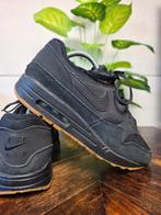 Nike Air Max 1 Black Gum maat 42,5, Zwart, Nike, Ophalen of Verzenden, Nike
