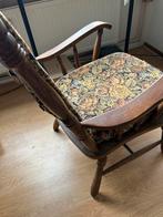Vintage Stoel met Bloemenbekleding, Ophalen, Zo goed als nieuw, Eén, Hout