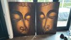 2x Boeddha doeken 150x100cm, Ophalen, Overige typen, Zo goed als nieuw, 100 tot 125 cm