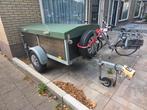Aanhanger met Deksel 110x205 aanhangwagen dichte aanhanger, Auto diversen, Aanhangers en Bagagewagens, Ophalen, Gebruikt