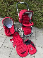 Mutsy Kinderwagen incl reiswieg en extra bekleding, Gebruikt, Mutsy, Verstelbare duwstang, Ophalen