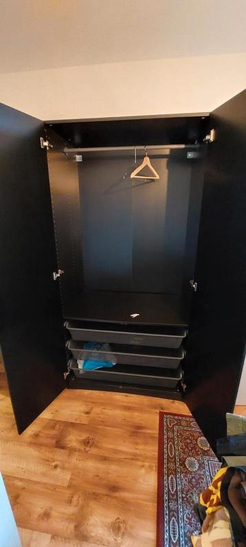 Ikea PAX kledingkast met spiegel 100x201x60cm - afbeelding 4