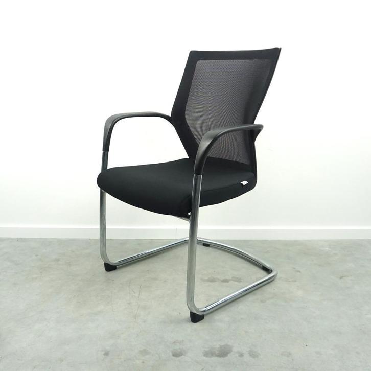 Techo Sidiz Vergaderstoelen | Conferentiestoelen | Zwart, Huis en Inrichting, Stoelen, Gebruikt, Vijf, Zes of meer stoelen, Metaal