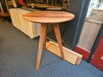 Ronde noten statafel rond 90cm H110cm Opruiming showroom, Ophalen, Nieuw