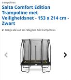 Trampoline salta comfort met veiligheidsnet en ladder, Ophalen, Gebruikt