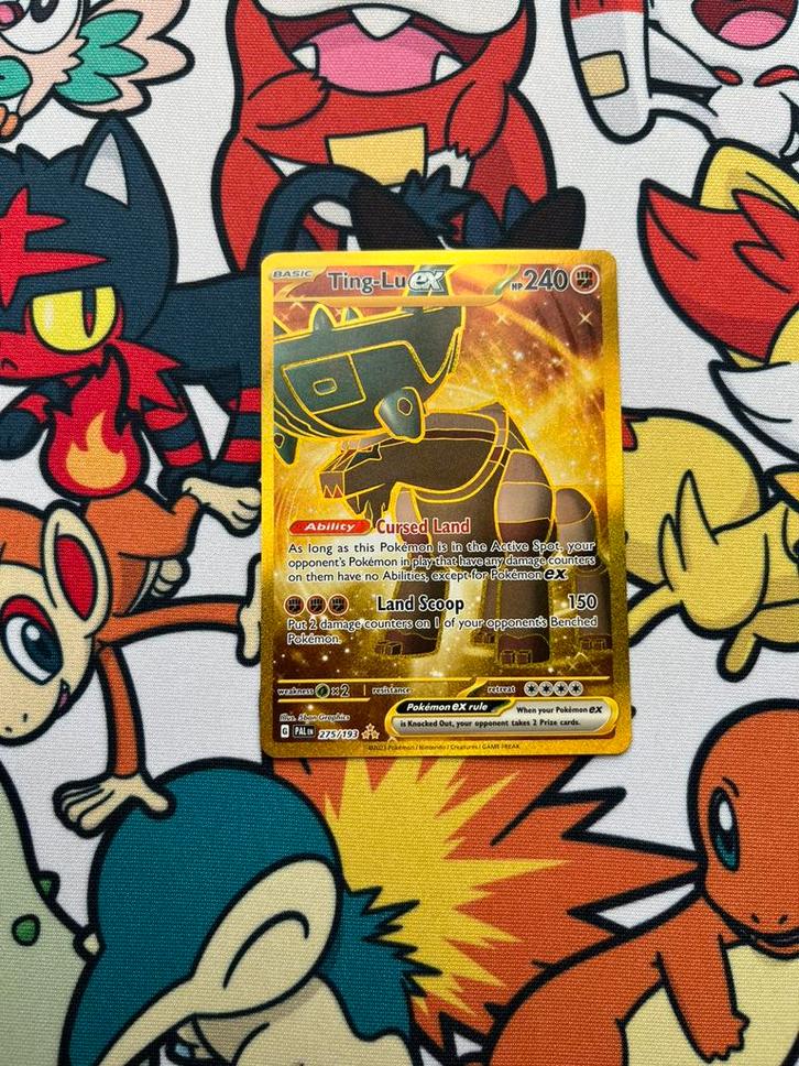 Ting-Lu Ex 275/193, Hobby en Vrije tijd, Verzamelkaartspellen | Pokémon, Zo goed als nieuw, Losse kaart, Foil, Verzenden