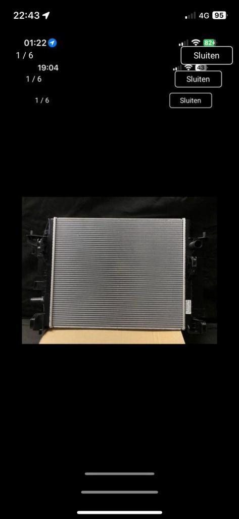 Reno Twingo radiator 214105514R, Auto diversen, Auto-accessoires, Zo goed als nieuw, Ophalen of Verzenden