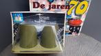 Retro Vintage groen badkamer bekerhouder met 2 bekers Nieuw, Huis en Inrichting, Ophalen of Verzenden, Nieuw, Groen, Overige typen