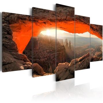 163 Grand Canyon 5 Luik Canvas Schilderij 200x100cm Nieuw beschikbaar voor biedingen