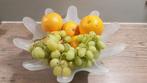 Fruitschaal, Ophalen of Verzenden, Zo goed als nieuw, Rond, Glas