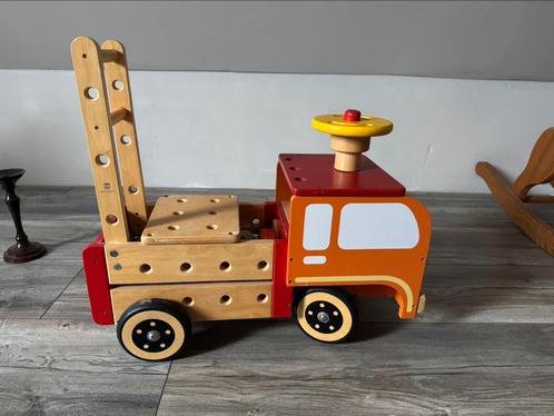 I’m toy houten loopwagen / vrachtauto / loopauto, Kinderen en Baby's, Speelgoed | Speelgoedvoertuigen, Gebruikt, Ophalen