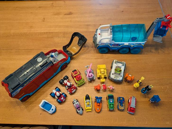 grote set Paw Patrol, Kinderen en Baby's, Speelgoed | Actiefiguren, Gebruikt, Ophalen of Verzenden
