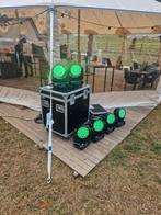 6 led movingheades incl case, Ophalen of Verzenden