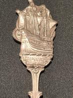 Vintage verzilverd lepeltje koopvaardij schip., Antiek en Kunst, Ophalen of Verzenden