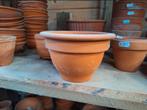 Terracotta pot, chic model, diameter 15cm €1,-pst, Rond, Ophalen of Verzenden, Tuin, Minder dan 40 cm